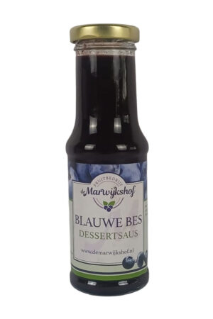 Blauwe bessen dessertsaus (220 ml)